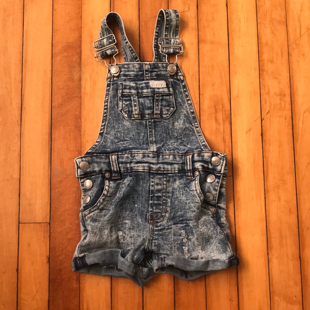 7 For All Mankind Shortalls Size 12 Months